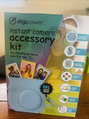 Instax Accessory Kit Light Blue and Yellow